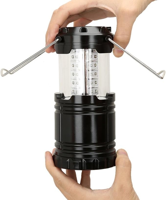 Elevon Ultra Bright LED Collapsible Water Resistant Camping Lantern Flashlights