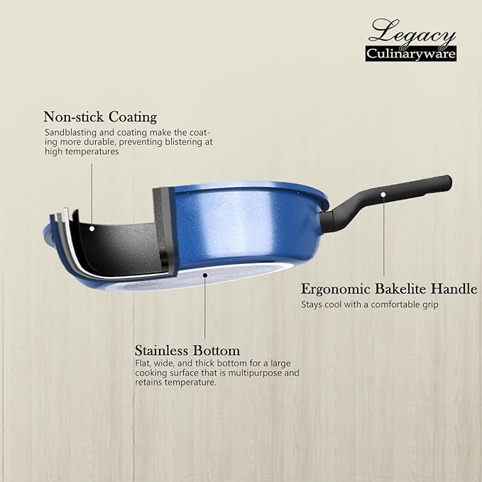 Nonstick Frying Pan Skillet,10 Inch Frying Pan Skillet,Egg pans,Omelette Pan,PFOA Free,Kitchen Pots Induction Pot