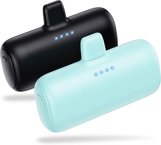 [2 Pack]Portable Charger for iPhone,5200mAh Mini Power Bank 20W PD Fast Charging Battery Pack,Portable Phone Charger Compatible With iPhone 14/14 Pro Max/13/13 Pro Max/12/12 Mini/11Pro/XS Max/XR/8/7/6