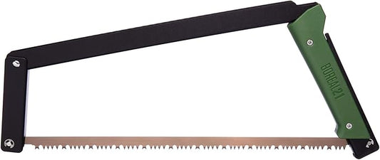AGAWA - BOREAL21 -> 21 Inch Folding Bow Saw - Black Frame, Green Handle, 21" All Purpose Blade