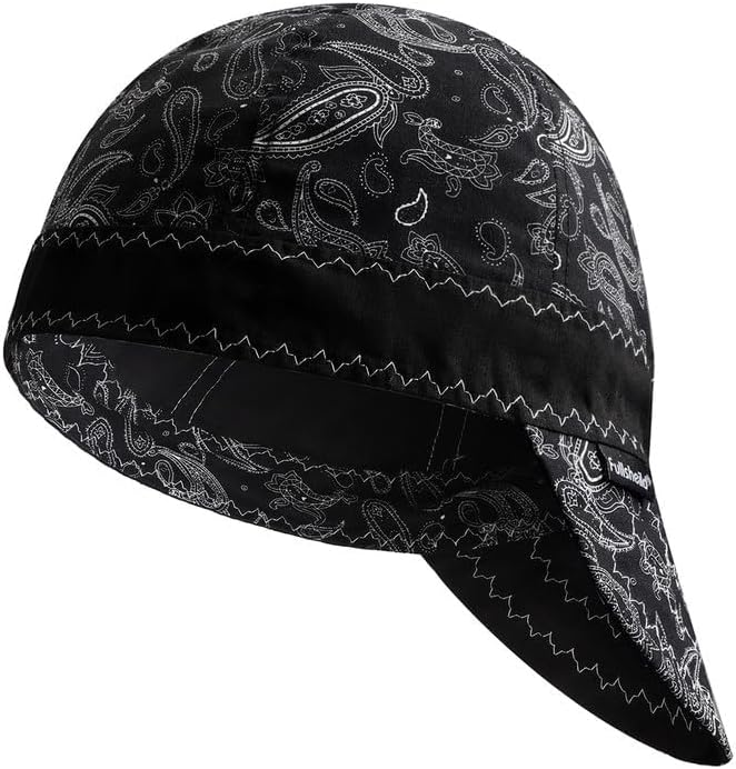 Fullsheild Reversible Welding Cap, Lightweight Cotton Comforts for Safety and Protection, FR 6 Pannel Printed Caps