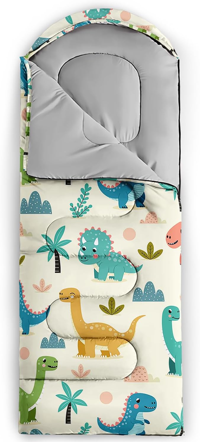 Camping Sleeping Bags Warm & Cool Weather Waterproof Backpacking Sleeping Bag All Seasons Camping, for Adult Kids Boy Girls Camping Gear Equipment, Traveling