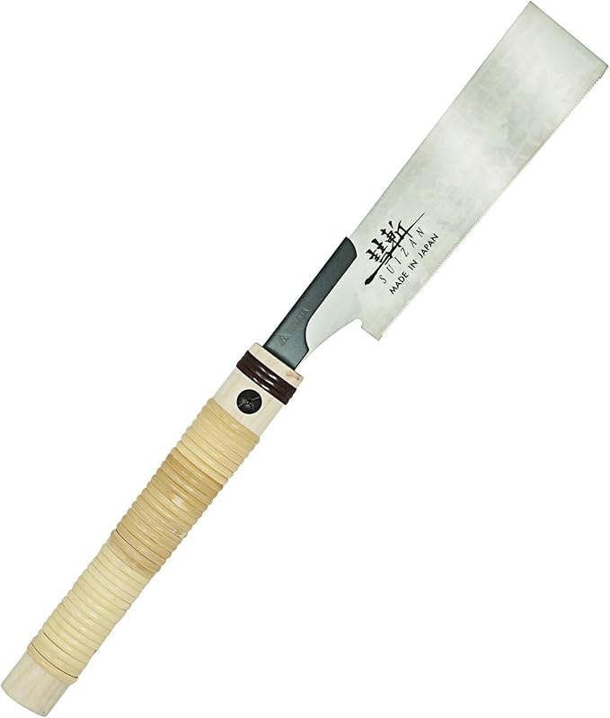 SUIZAN Flush Cut Saw 7" - Professional Japanese Pullsaw Handsaw Woodworking Tools