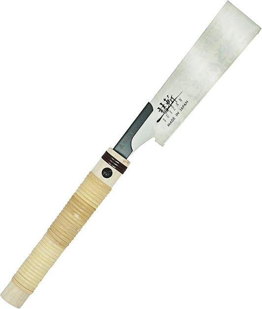 SUIZAN Flush Cut Saw 7" - Professional Japanese Pullsaw Handsaw Woodworking Tools