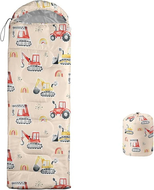 Camping Sleeping Bags Warm & Cool Weather Waterproof Backpacking Sleeping Bag All Seasons Camping, for Adult Kids Boy Girls Camping Gear Equipment, Traveling