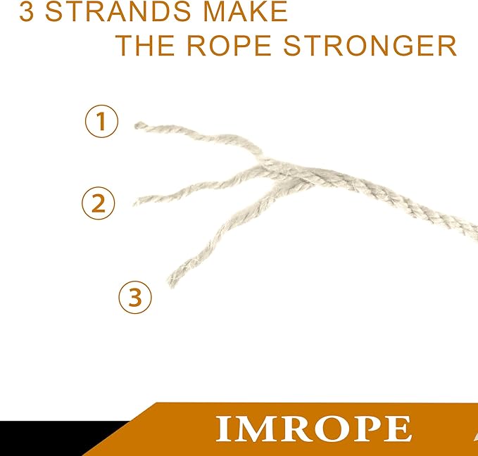 4mm x 400 Feet White Jute Rope, Twine for Gardening Tomato Climbing Plant Tie Floristry Crafts Gift Wrapping Packing Decor