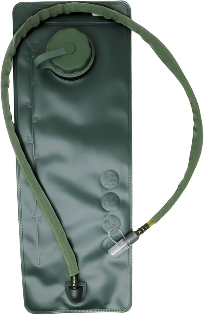 M MCGUIRE GEAR Hydration Bladder, 3L/100 oz. Water Bladder, Leak Proof Hydration Pack, Water Reservoir with Insulated Drinking Tube for Hiking, Cycling, and Biking