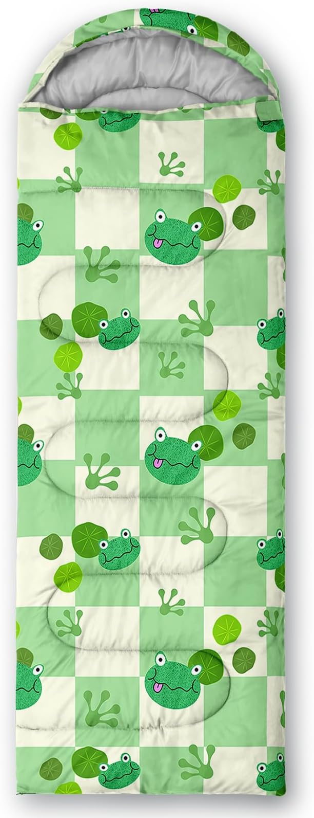 AILONEN Pink Lovely Rabbit Sleeping Bag for Girls Kids Adults,Warm and Cool Weather,Lightweight,Waterproof Backpacking,Cartoon Flowers Printed Bunny Sleeping Bag for Camping