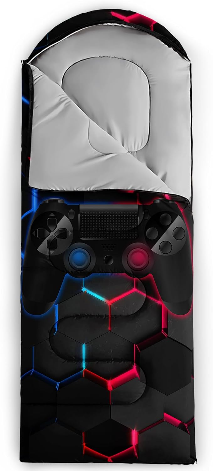 Axolotl Unicorn Sleeping Bag for Kids Boys Girls–Lightweight Warm Cold Weather Sleeping Bags,Waterproof Portable Sleeping Bag with Compression Sack for Camping Backpacking Outdoor Indoor