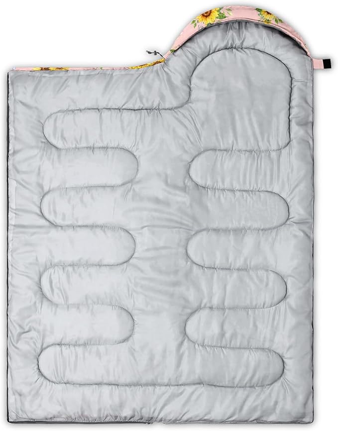 Sleeping Bags for Adults Kids,Backpacking Camping Sleeping Bag for Girls Boys Lightweight Waterproof Cold/Warm Weather Sleeping Bag for All Season