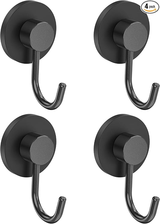 4 Pack Magnetic Grill Hooks, Magnet Hooks for Grills for Utensils, Strong Magnetic Hook for Barbecue Tool, Outdoor Hanging, Refrigerator, Grill, Kitchen