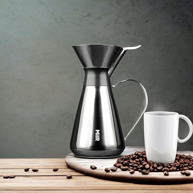 MiiR New Standard Carafe, 33oz Shatterproof, Durable Double-Wall Vacuum Insulated Coffee Carafe for Pour Over Coffee