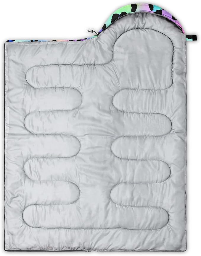 Axolotl Unicorn Sleeping Bag for Kids Boys Girls–Lightweight Warm Cold Weather Sleeping Bags,Waterproof Portable Sleeping Bag with Compression Sack for Camping Backpacking Outdoor Indoor