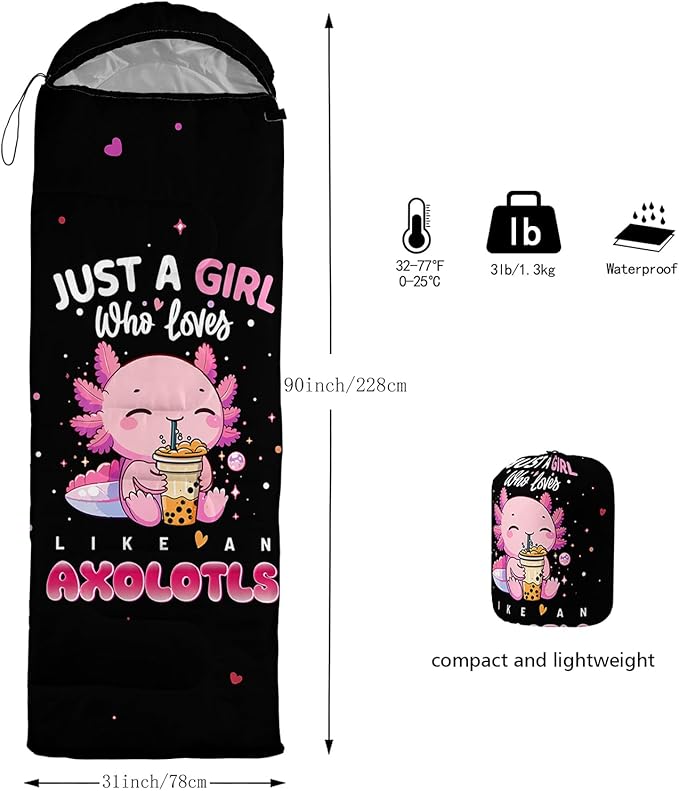 Sea Turtle Sleeping Bag for Kids Boys Girls,Ocean Themed Camping Gear,Waterproof Compact Sleeping Bag for Camping Backpacking Outdoor Hiking.