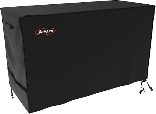 ATYARD 42-inch Outdoor Cover for Keter Unity (Small) Portable Table - UV Resistant, Breathable, All Weather (42" L x 24" W x 32" H) Black