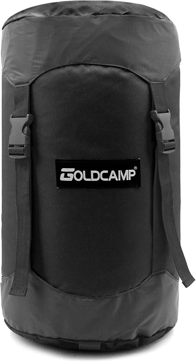 Outdoor Storage Stuff Sacks, Camping Gear Organizer (Black, XL)