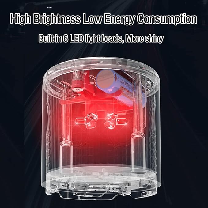 Solar Strobe Warning Light, Super Bright Single Column Solar Emergency Strobe Warning Light, Flashing Barricade Safety Road Construction Traffic Flashing Beacon (White)