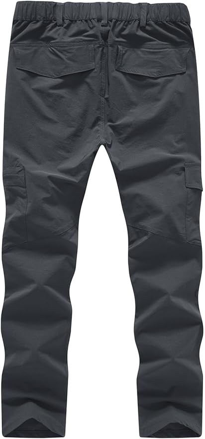 YSENTO Women's Hiking Pants Lightweight Stretch Quick Drying UPF 50 Camping Travel Work Cargo Pants 6 Pockets