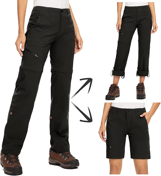 Women's Hiking Pants Convertible Zip Off Lightweight Quick Dry Outdoor Travel Camping Safari fising Pants