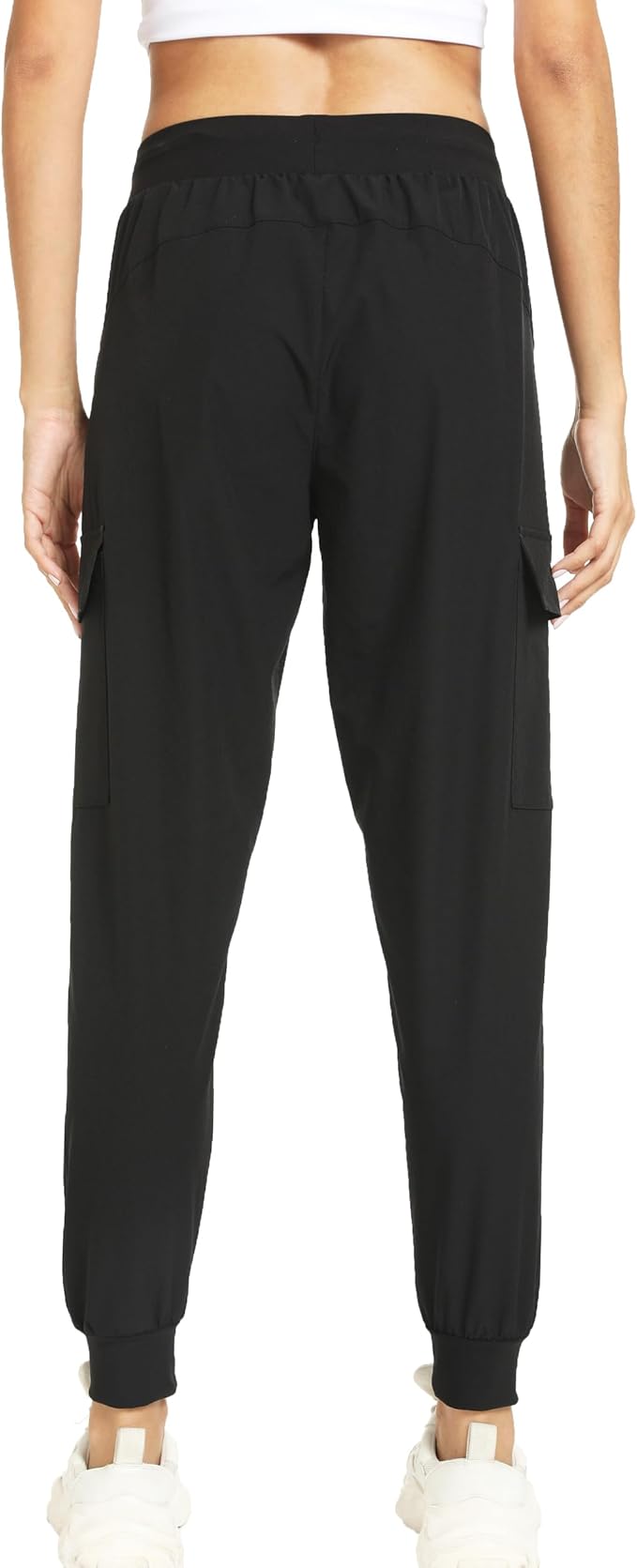 Kcutteyg Womens Water Resistant Hiking Pants with Pockets Quick Dry Soft Athletic Workout Joggers Pants for Camping Travel