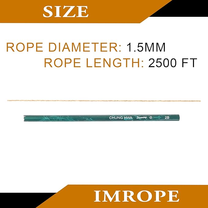 1.5mm x 2500 Feet Natural Jute Rope, Twine for Gardening Tomato Climbing Plant Tie Floristry Crafts Gift Wrapping Packing Decor