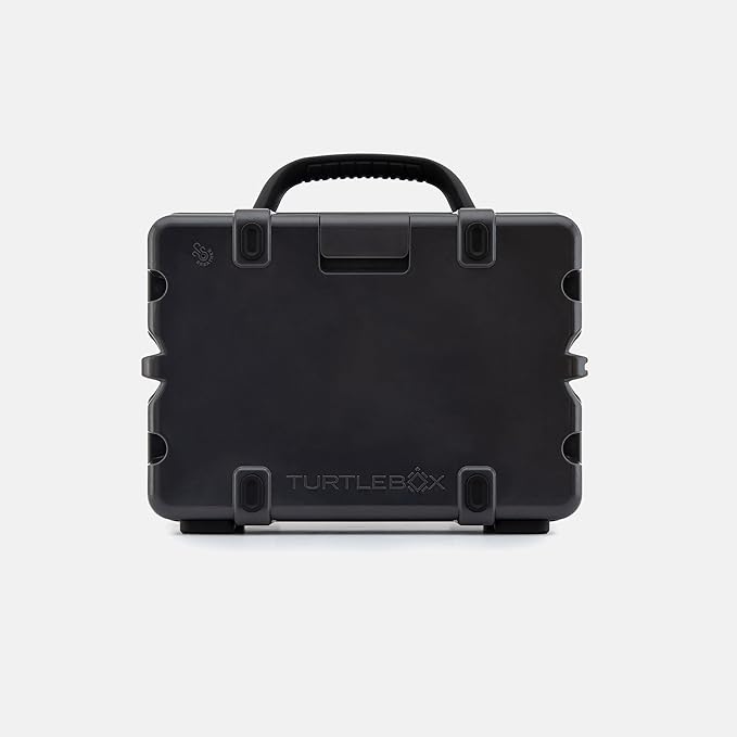 Turtlebox Original Gen 3: Portable Outdoor Bluetooth Speaker – Ultra-Loud (120dB), Waterproof (IP67), Rugged, Impact-Resistant, 3-Day Battery | Party Mode: Unlimited Pairing Stereo, Gray/Royal Blue