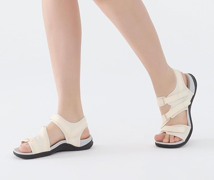 UBFEN Womens Hiking Comfortable Sport Walking Sandals Outdoor Athletic Water Sandals with Three Adjustable Straps