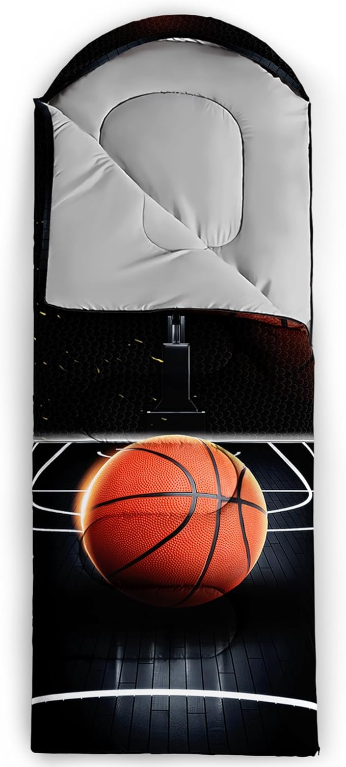 QOOMO Camping Sleeping Bags,3 Season Warm & Cool Weather,Lightweight,Waterproof Sleeping Bags for Adults & Kids,Traveling,and Outdoors,Camping Gear Equipment