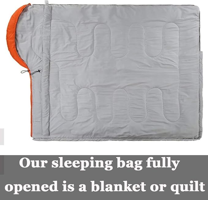 Sleeping Bag,3-4 Seasons Warm Cold Weather Lightweight, Portable, Waterproof Compression Sack Adults & Kids - Indoor & Outdoor Activities: Traveling, Camping, Backpacking, Hiking