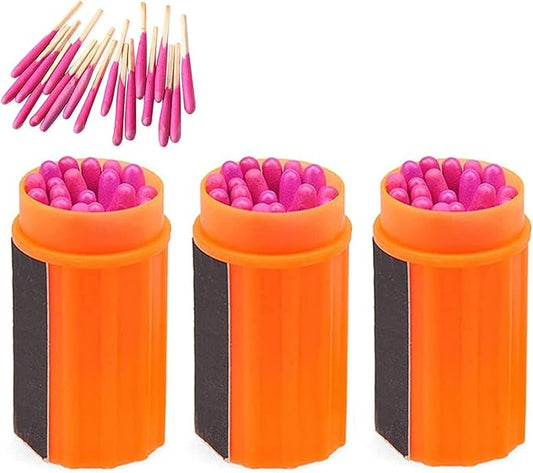 Waterproof Matches Survival Kit, Stormproof Matches with Case, Stormproof Fire Starter, Emergencys Fire Starter Matches for Hiking Camping Outdoor Survival