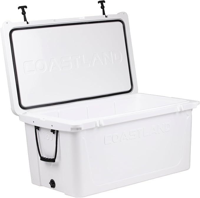 Coastland Delta Series Rotomolded Coolers, Premium Everyday Use Insulated Cooler, Ideal Portable Ice Chest Available in Multiple Capacities & Colors