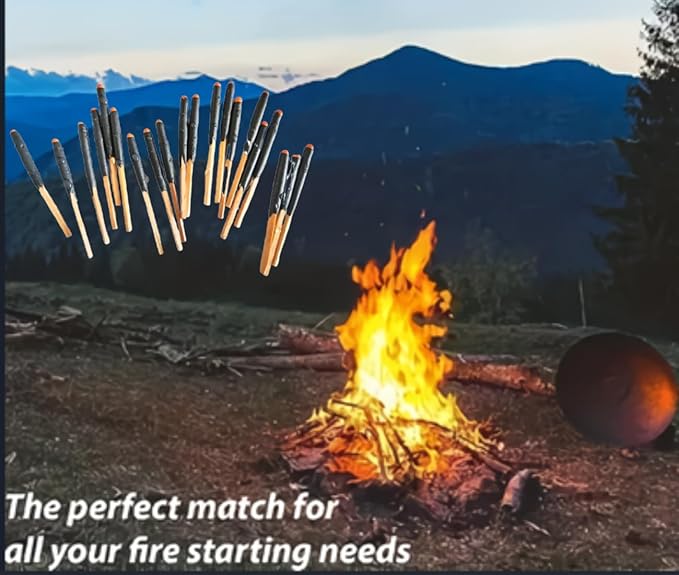 Fire Starter Kit with Magnesium Shavings and Waterproof Matches – Multiple Options with Ferro Rod and Fire Rope for Camping, Emergency, Bushcraft, Survival