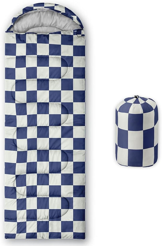 Sleeping Bags for Adults and Kids Backpacking Camping Sleeping Bags for Girls and Boys Lightweight Waterproof Cold/Warm Sleeping Bag for All Season