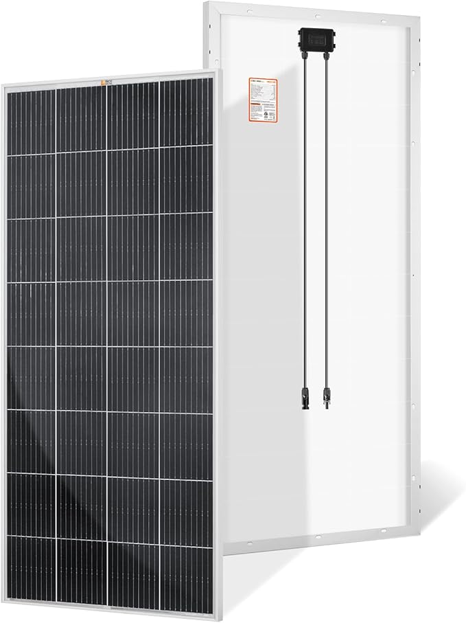 RICH SOLAR 200 Watt 12 Volt 9BB Cell Monocrystalline Solar Panel High Efficiency Solar Module for RV Trailer Camper Marine Off Grid