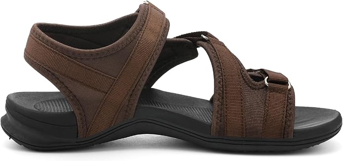 UBFEN Womens Hiking Comfortable Sport Walking Sandals Outdoor Athletic Water Sandals with Three Adjustable Straps
