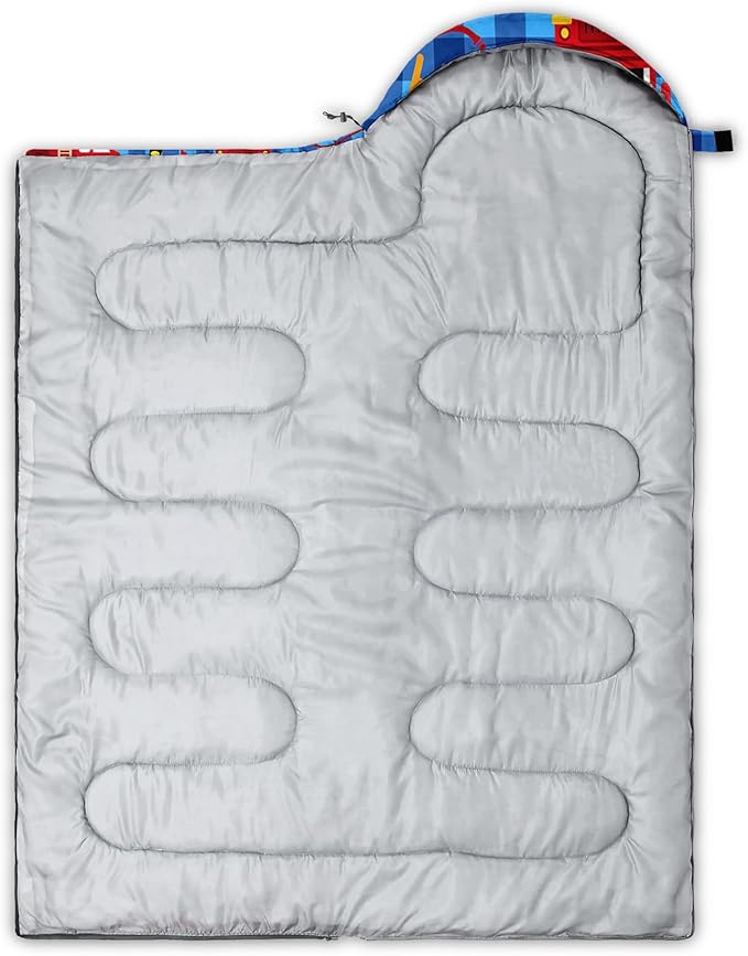 QOOMO Camping Sleeping Bags,3 Season Warm & Cool Weather,Lightweight,Waterproof Sleeping Bags for Adults & Kids,Traveling,and Outdoors,Camping Gear Equipment