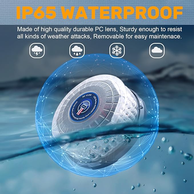 1PCS 96-LED Emergency Lights for Vehicles, 7" Magnetic Rooftop Beacon Light, Rotating Beacon Light, Mini Strobe Warning Forklift Lights, Flashing Lights for Vehicles Trucks Tow(Amber-White)