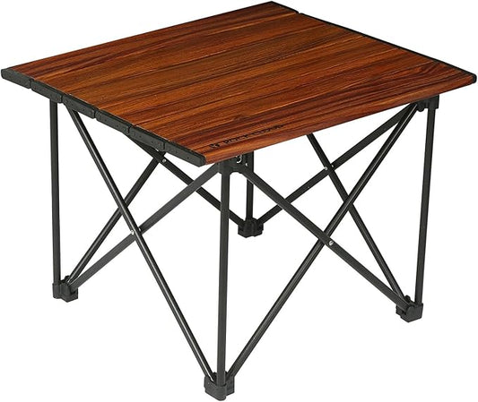 ROCK CLOUD Portable Camping Table Ultralight Aluminum Camp Table Folding Compact Beach Table for Camping Hiking Backpacking Outdoor Picnic, Reinforced Small