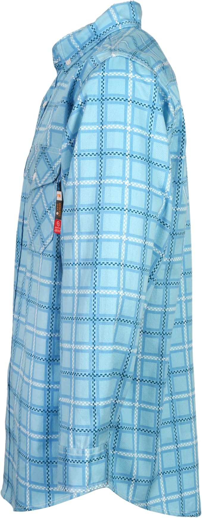 KONRECO FR Shirts for Men Fire Resistant Button Down Work Shirt 100% Cotton 6.5oz Lightweight Welding Shirts