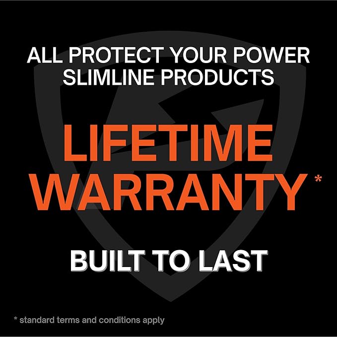 Slimline AAA Battery Case, Soft Durable material - Pack of 2 (Holds 4 Batteries)