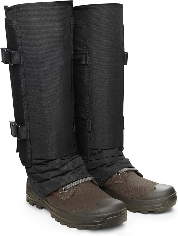 Snake Gaiters Leg Guards: Waterproof Snake Chaps for Hunting, Adjustable Leg Gaiter Snake Bite Protection for Lower Legs, Lightweight Flexible Design Snake Guards Fits Men & Women
