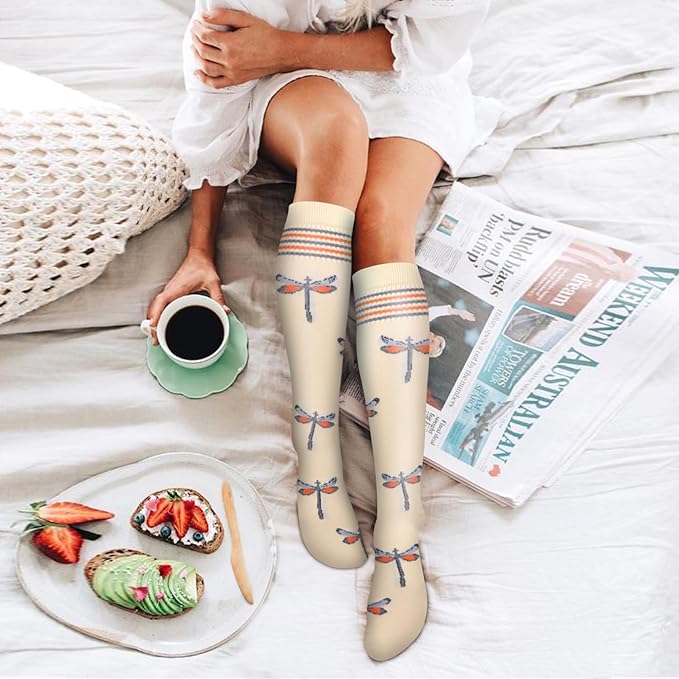 6 Pack Copper Compression Socks for Women and Men Circulation-Best Support for Medical, Running,Nursing,Athletic