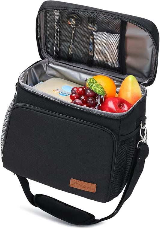 TuErcao Insulated Cooler Bag 6/24 Can Collapsible Leakproof Soft Sided Cooler for Car, Portable Foldable Small Ice Chest for Beach Camping Picnic Travel, 5/15qt Lunch Box for Men Work
