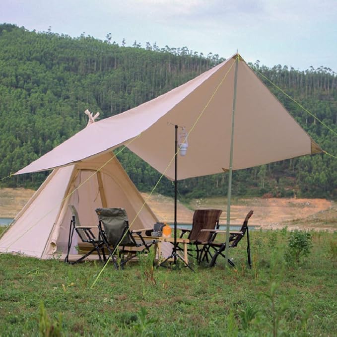 Azarxis Reflective Cord Pack Tent Guyline Rope High-Strength Lightweight with Aluminum Cord Adjuster for Tying Down Tarps, Camping Tent, Outdoor Packaging