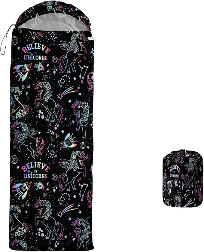 Print sleeping bag,sleeping bags,Outdoor Camping Sleeping Bag，Suitable For Children Boys And Girls Portable,Waterproof,Compact And Lightweight,Great For Outdoor Camping,Backpacking And Hiking