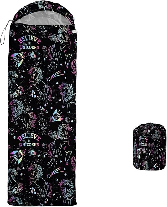 Print sleeping bag,sleeping bags,Outdoor Camping Sleeping Bag，Suitable For Children Boys And Girls Portable,Waterproof,Compact And Lightweight,Great For Outdoor Camping,Backpacking And Hiking