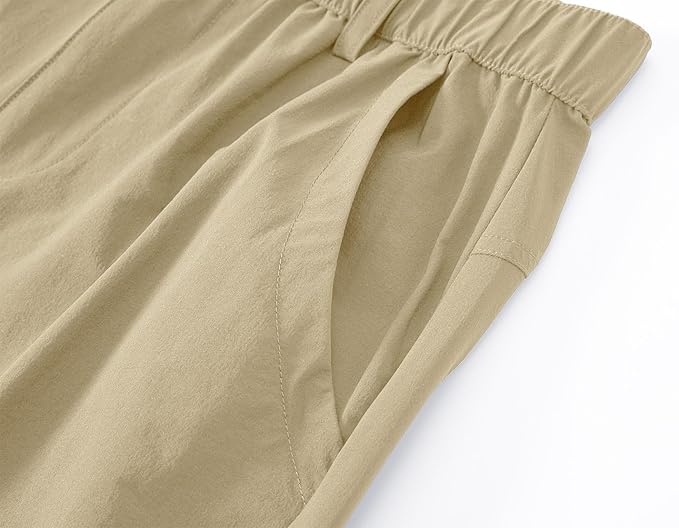 YSENTO Women's Hiking Pants Lightweight Stretch Quick Drying UPF 50 Camping Travel Work Cargo Pants 6 Pockets