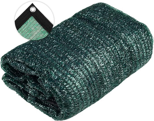 Cool Area 55% Sun Shade Cloth Mesh Tarp with Grommets for Plant Cover 8x10ft Patio Canopy Garden Pergola Greenhouse Car Barn Kennel Green