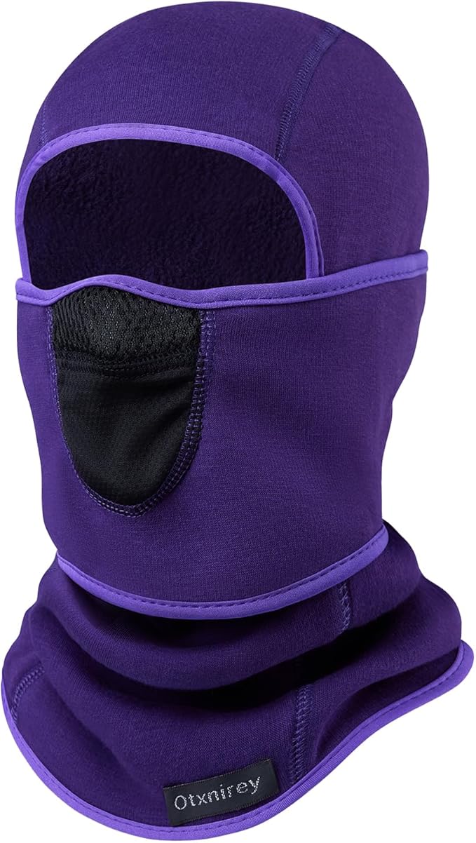 Kids Balaclava Windproof Ski Mask for Boy Girl (with Breathable Holes), Winter Hat Ski Mask for Cold Weather for Skiing