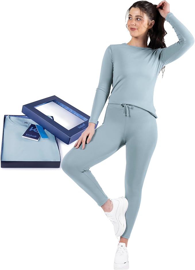 Thermal Underwear for Women Long Johns Women Thermal Top Bottom Fleece Lined Base Layer Pajamas Cold Weather